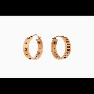 Dior jadior asimmetric hoops
